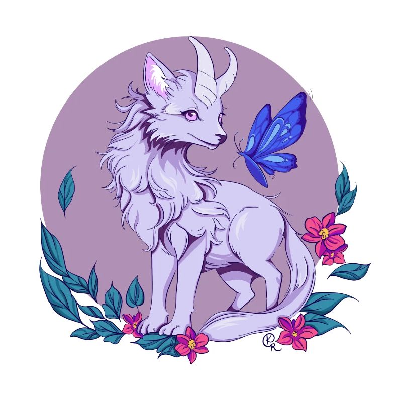 Renard fleuri