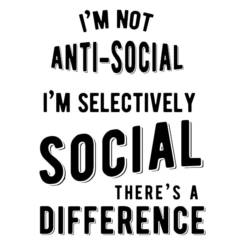 Je ne suis pas antisocial