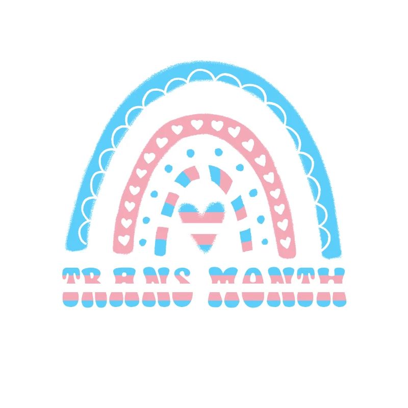 Joyeux mois trans Transgender Rainbow