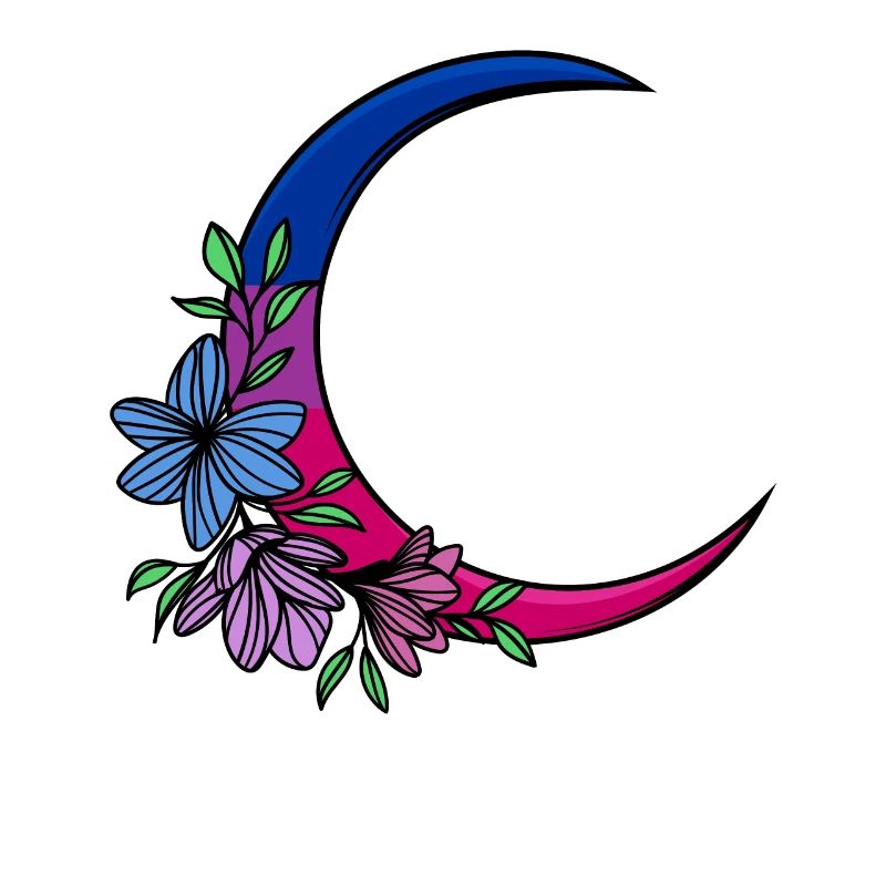 Bisexual Moon LGBT Bisexual Pride