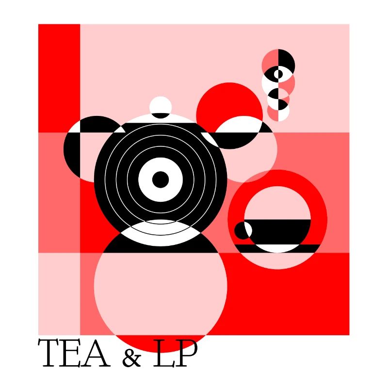 Tea & LP - Optical Art