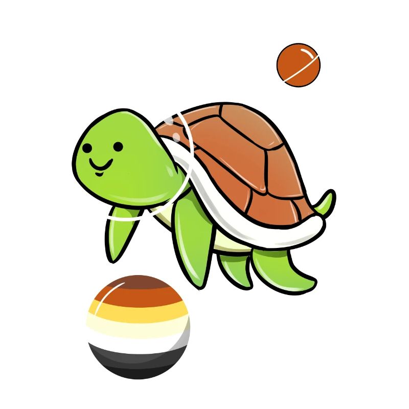 Turtles Astronaut Gay Bear Pride