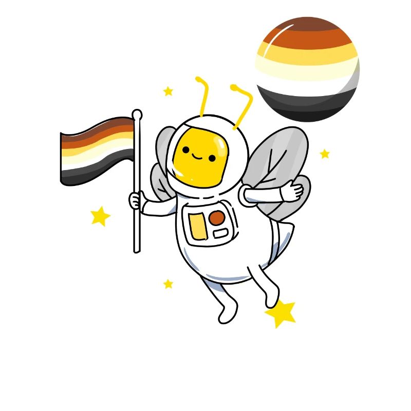 Bee in Space Gay Bear Pride