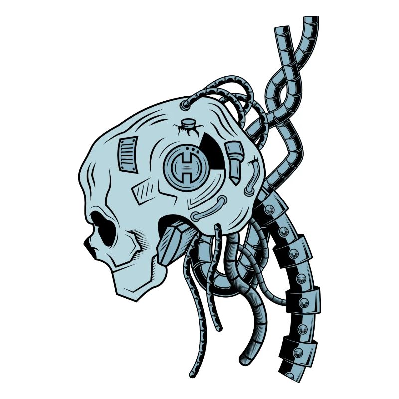 Crâne de robot