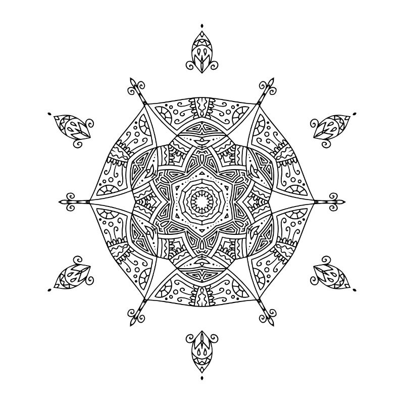 Fleurs Mandala