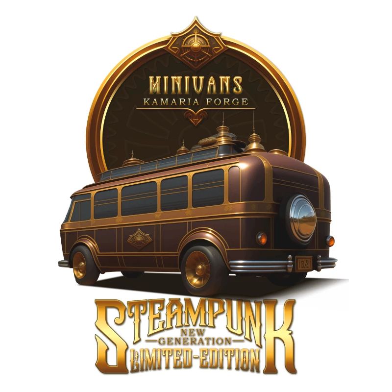STEAMPUNK OLDTIMER OLDTIMER RETRO MINIVANS