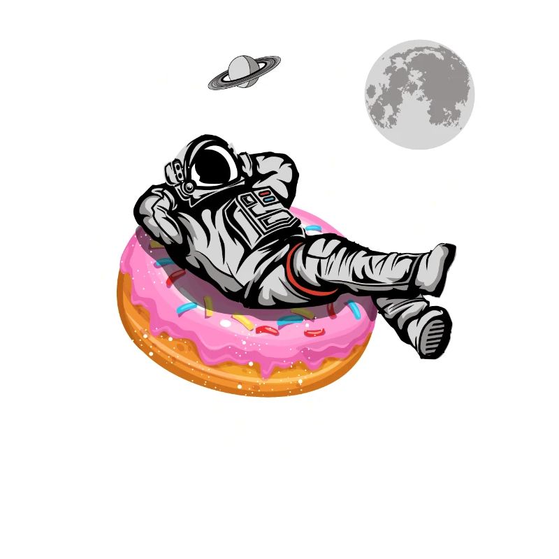 Spaceman On A Donut