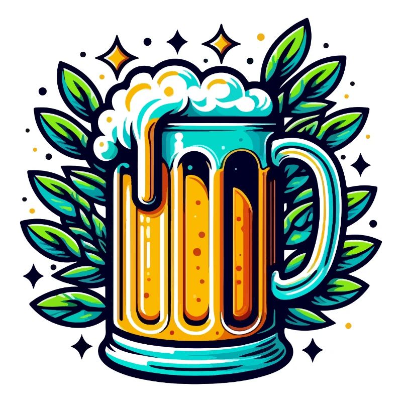 BIÈRE PRESSION, BOISSON, BOISSON, PICHET, MALT, HOUBLON