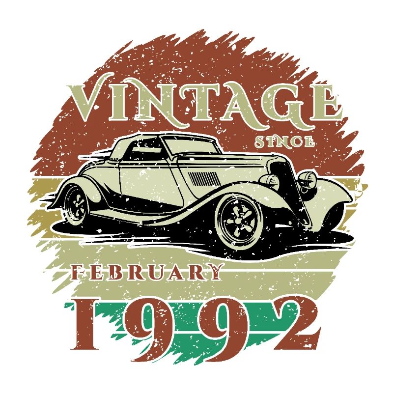 33. Geburtstag - Klassiker - Vintage since 02/1992