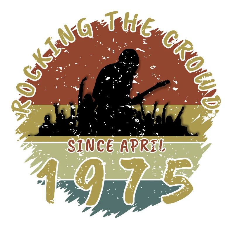 50. Geburtstag Rocking the crowd GIT 04/1975