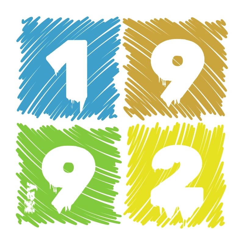 33. Geburtstag Farbige Patches since 05/1992