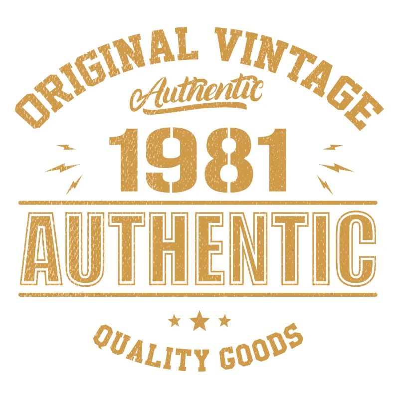 Authentisches 1981 Original 1981 Geburtstagsgeschenk