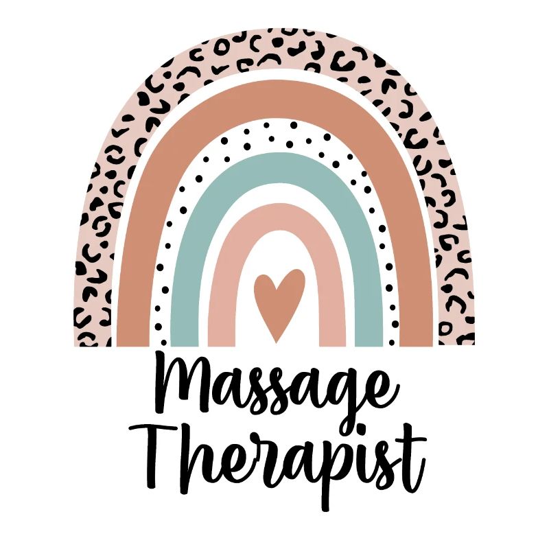 Massagetherapeut Regenbogen Leopard Lustiges Geschenk