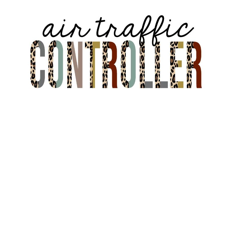 Air Traffic Controller Leopard Print Funny