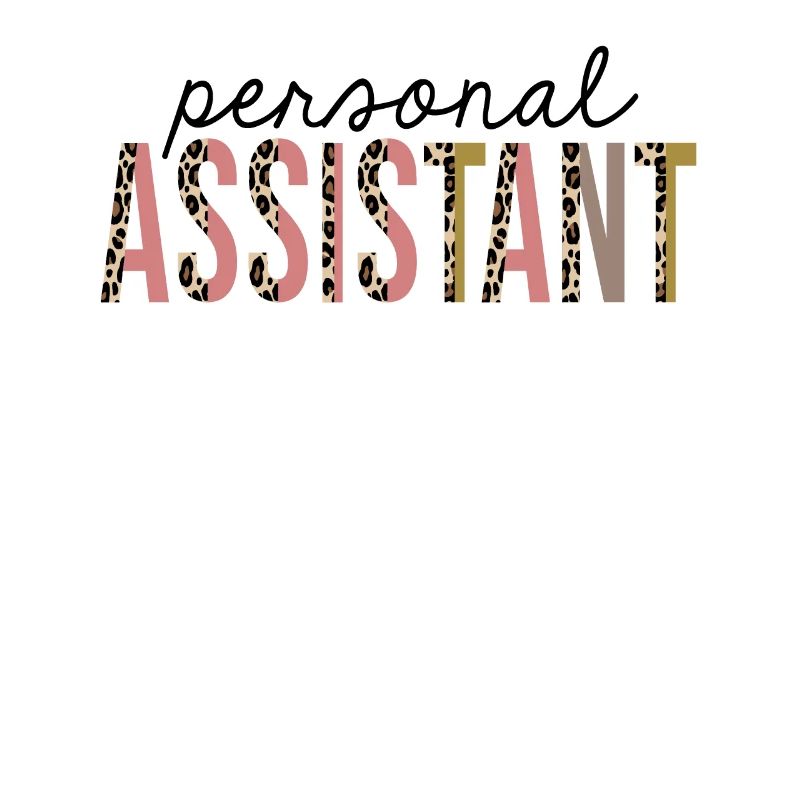 Personal Assistant Leopard Print Funny