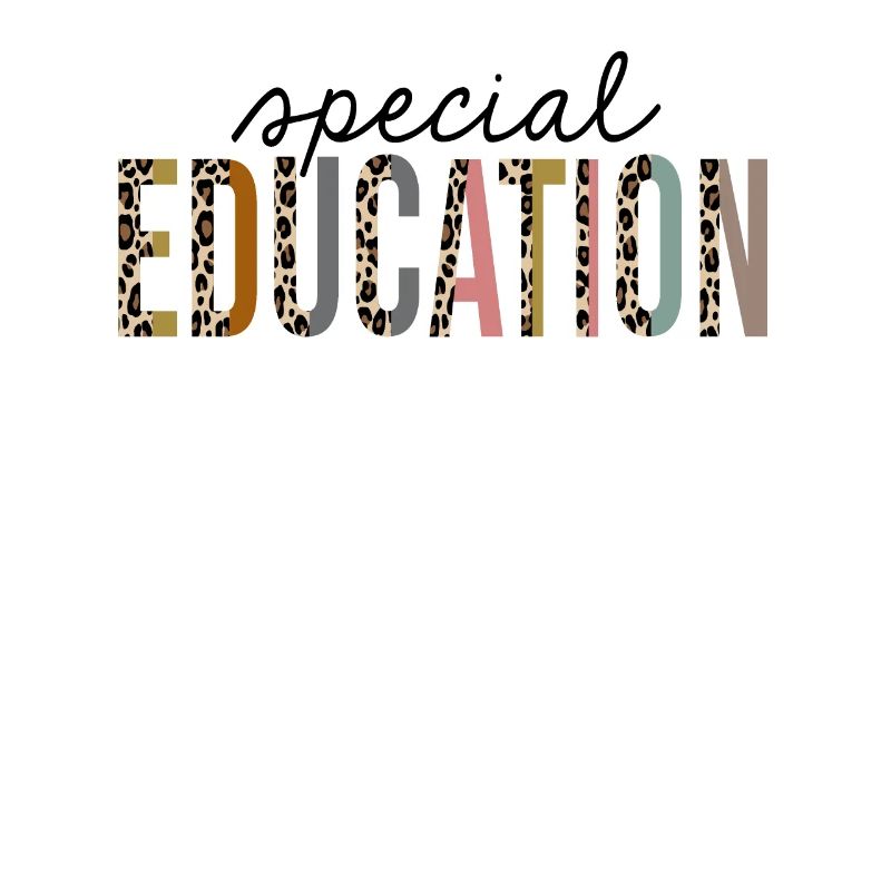 Éducation spéciale Leopard Print Drôle