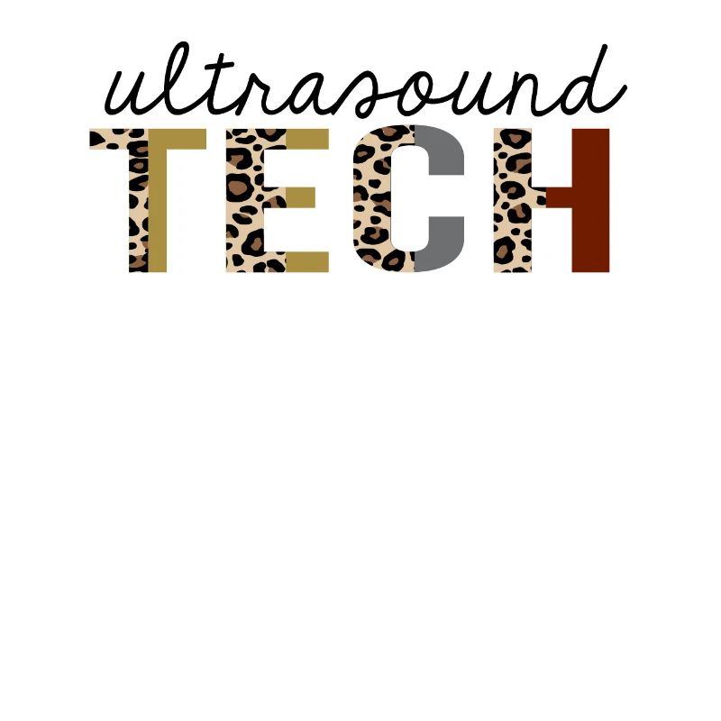 Ultrasound tech Leopard Print Funny