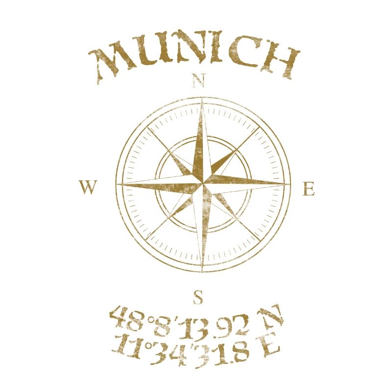 Compass GPS coordinates Munich