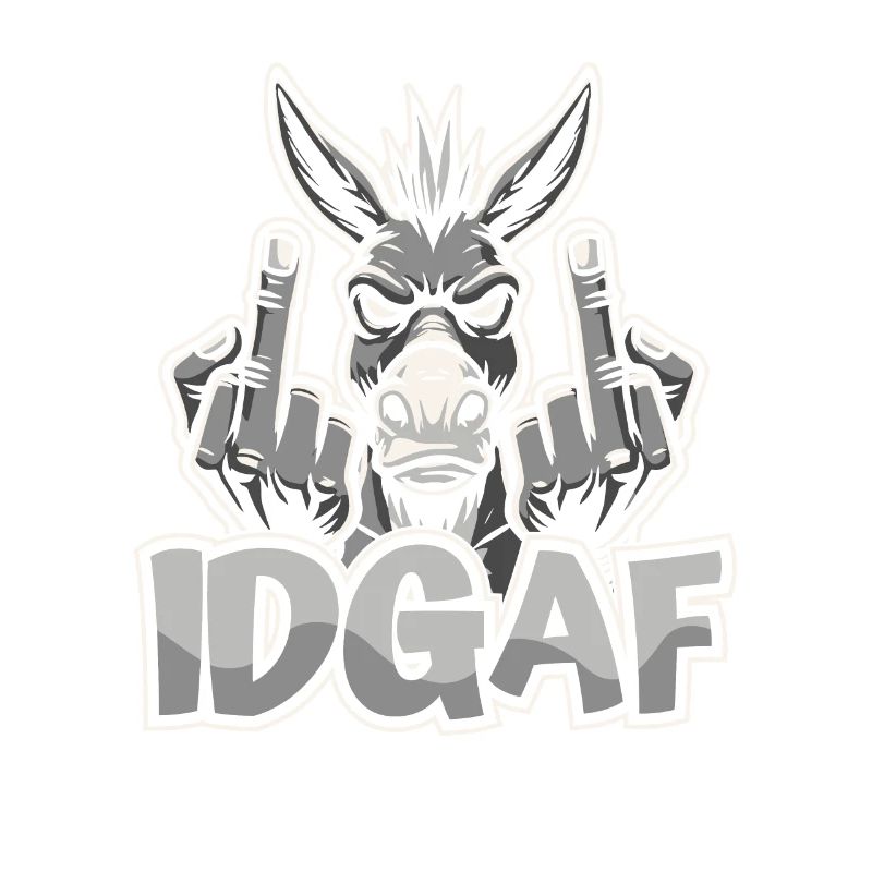 Muli Donkey Idgaf