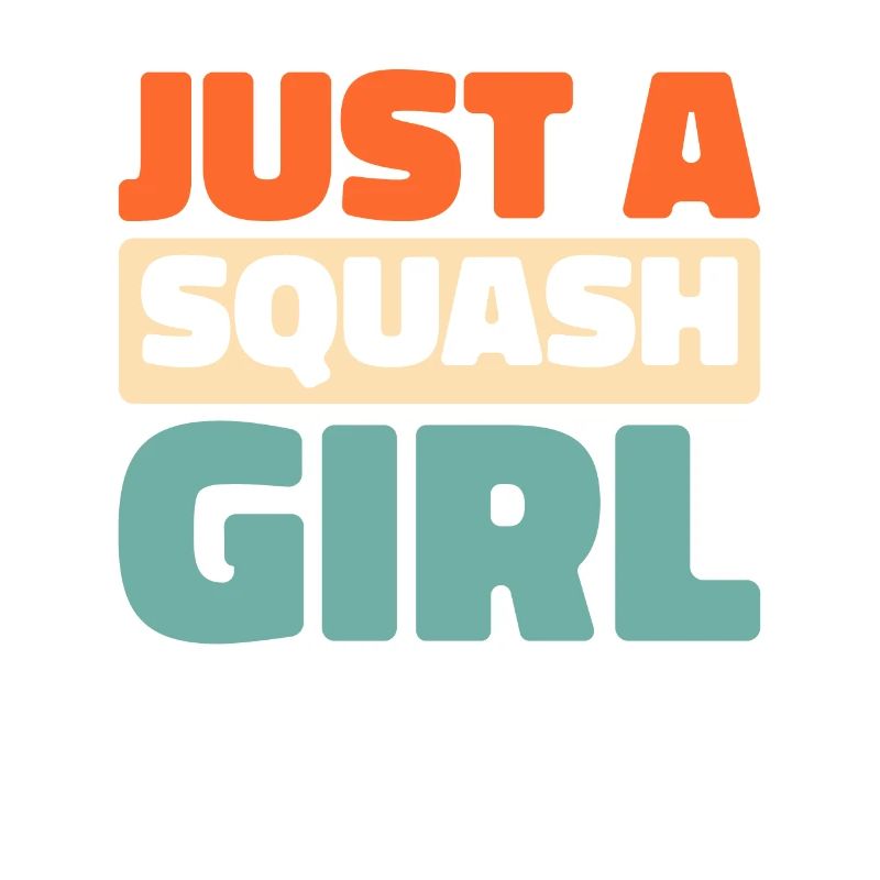 Squash juste une fille de squash