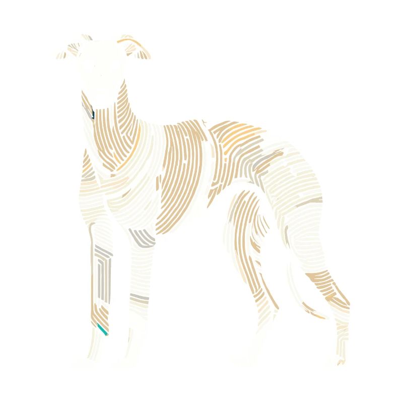 Greyhound Greyhound Empreinte digitale