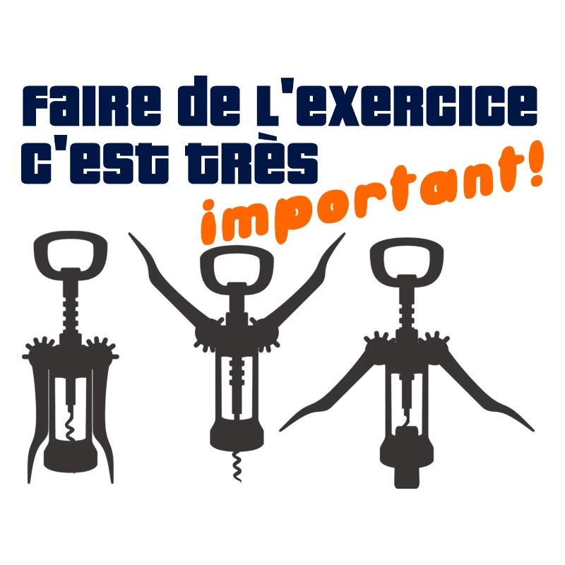 Faire de l'exercice c'est très important