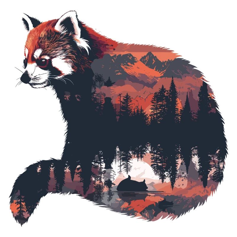 Roter Panda Katzenbär Red Panda