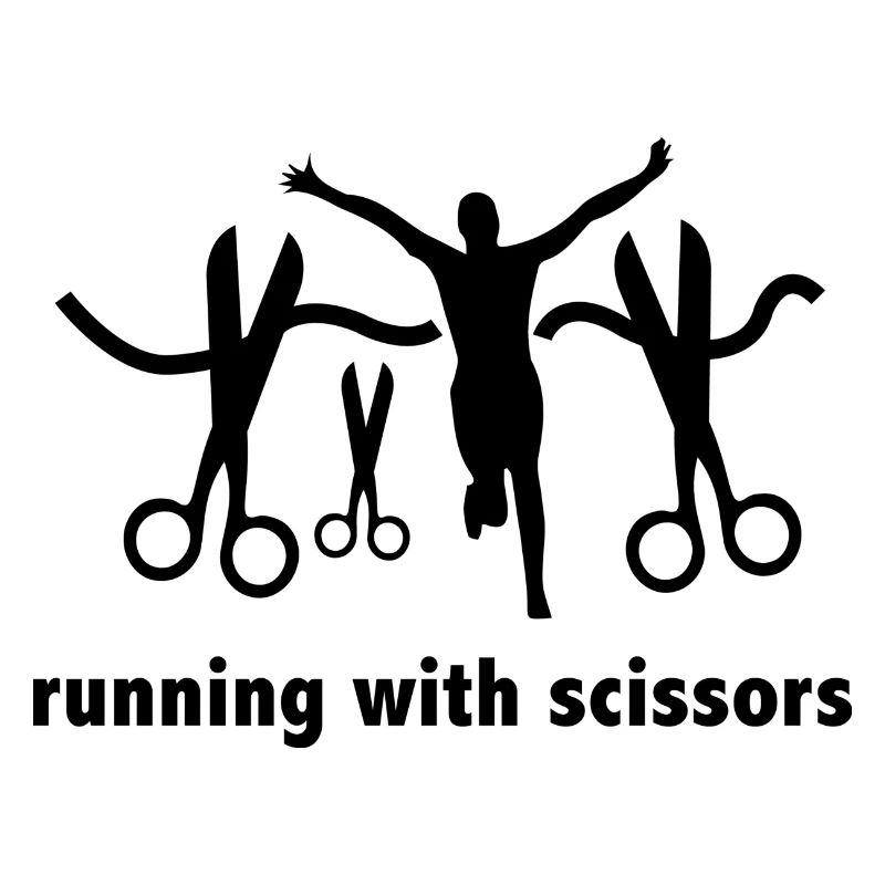 Courir avec des ciseaux