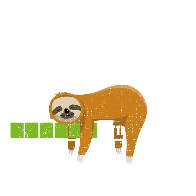 Faultier - Motivation wird geladen - bitte warten