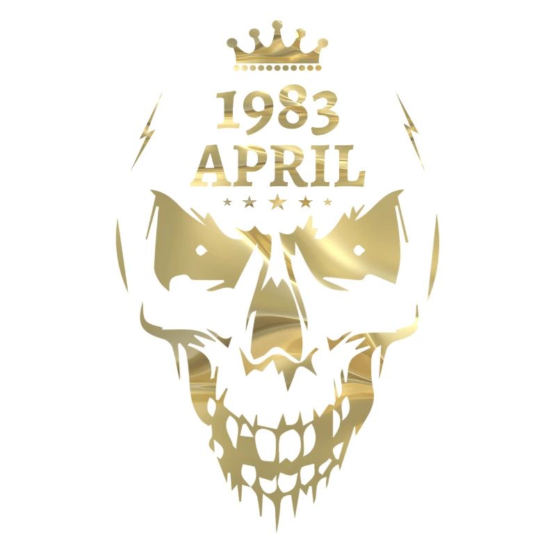 Avril 1983 Skull Gold