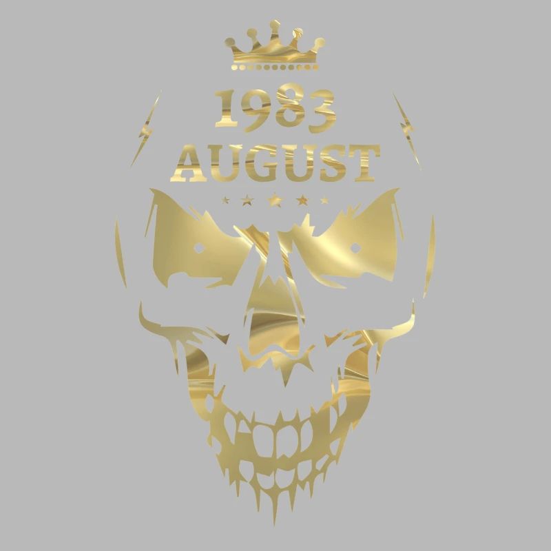 August 1983 Skull Gold