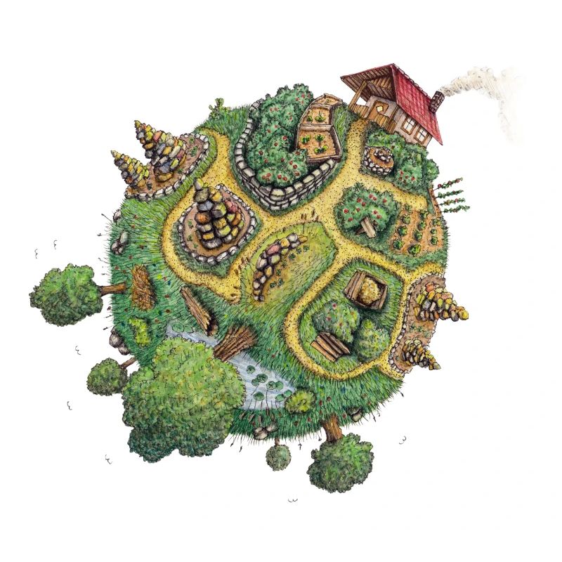 Planète Hortus - planète verte