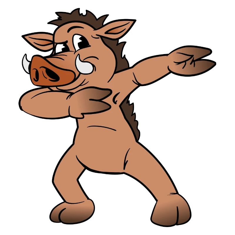 Dabbing Dab Warthog