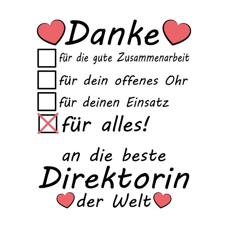 Beste Direktorin Schule Danke Abschiedsgeschenk