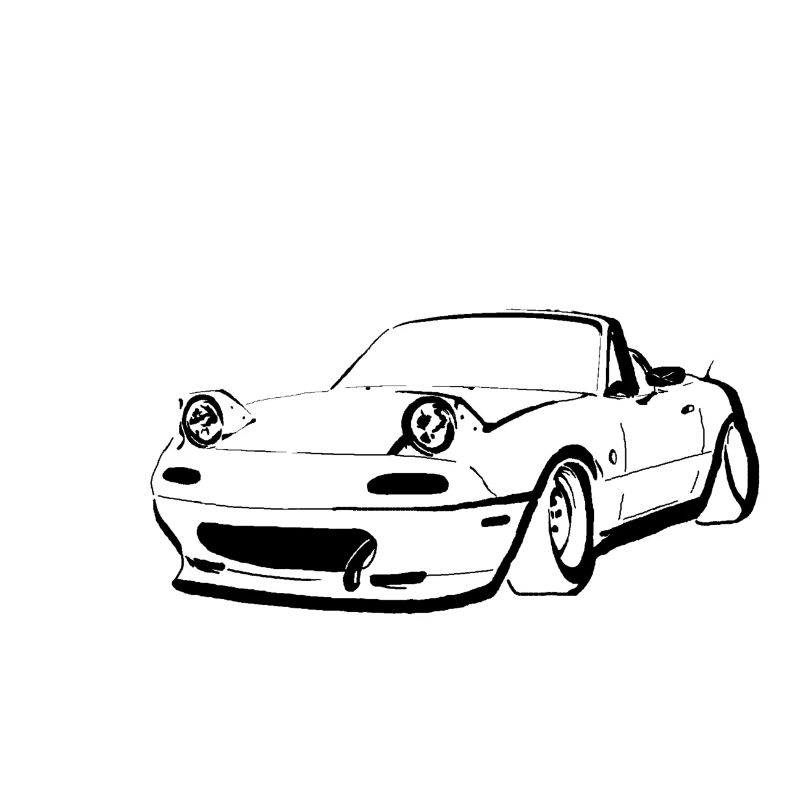 cool mx5 mk1 3d