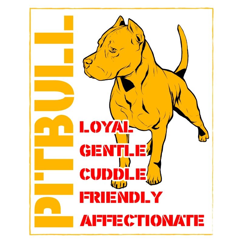 Pitbull loyal gentle cuddle friendly affectionate