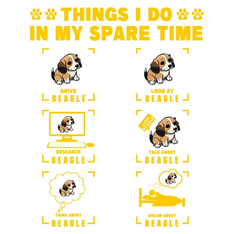 Ce que je fais pendant mon temps libre Beagle