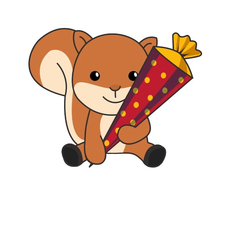 Eichhörnchen Schule Einschulung 2021 Schulkind