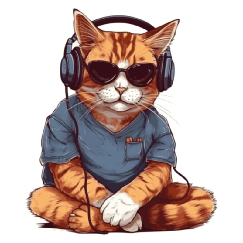 Katze Katzen cool Geschenkidee