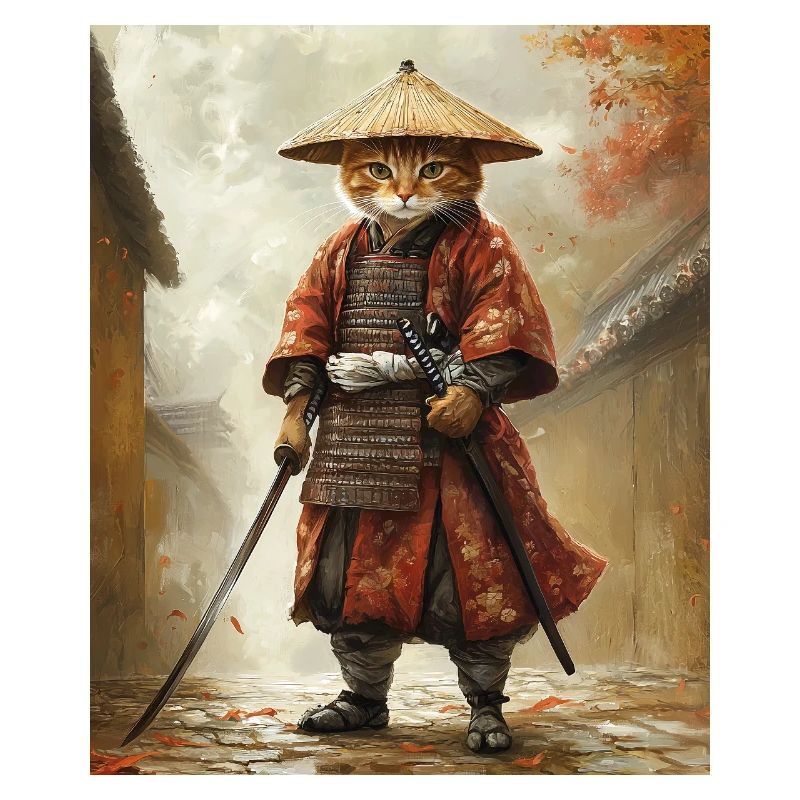 Katze Samurai