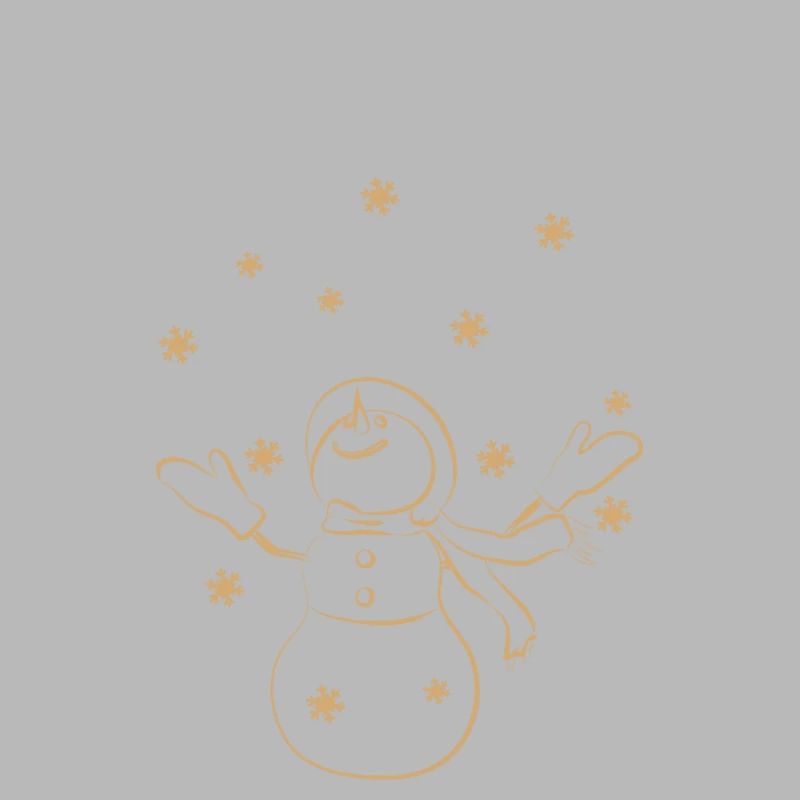 Weihnachts-Schneemann