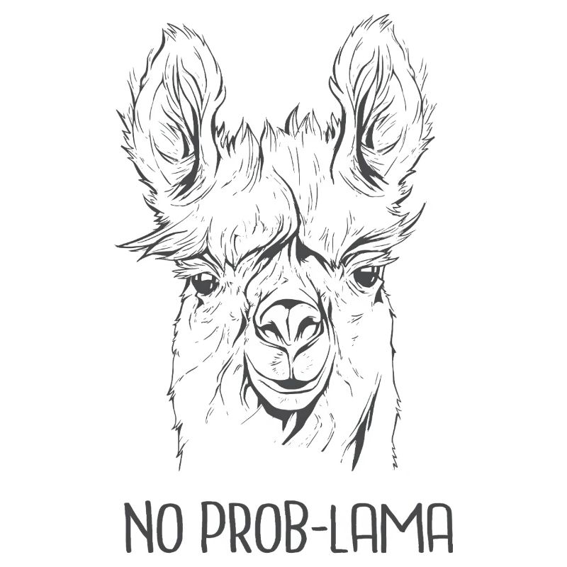 Pas de problème – Alpaga cool : expression drôle