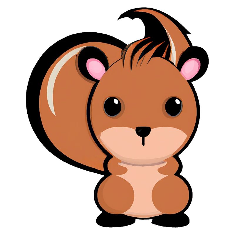 Süßes Eichhörnchen