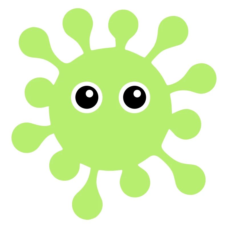 ★ Design colors changeable ★ Virus with googly eyes