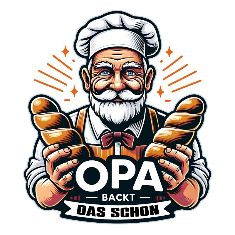 Opa backt das schon - Bäcker mit Broten
