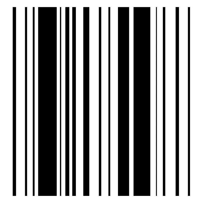 Code-barres motif rayures