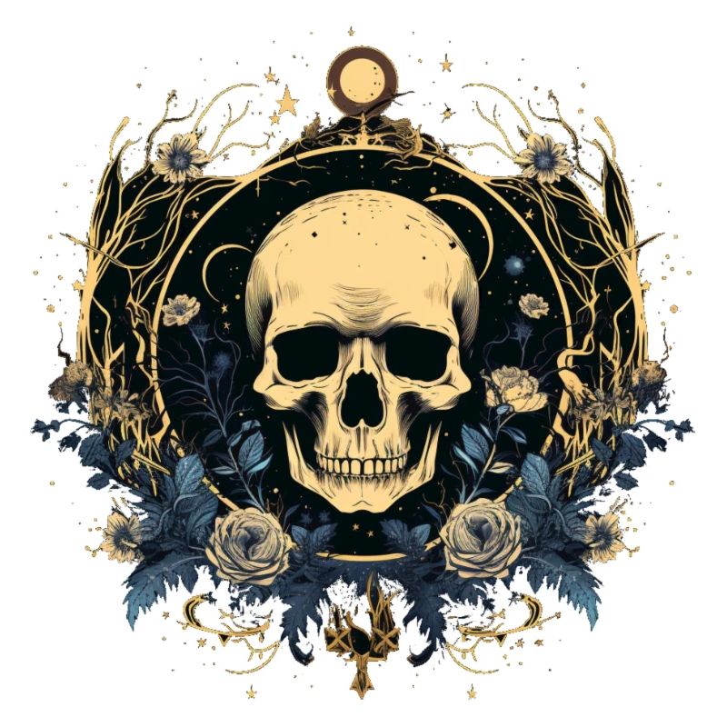 Ephemeral Skull Mandala