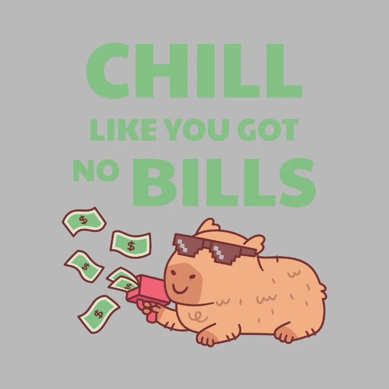 Chilling Capybara Chill comme si vous n’aviez pas de factures