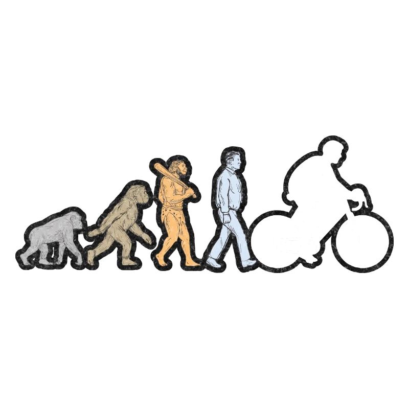 Evolution Bike White Grunge