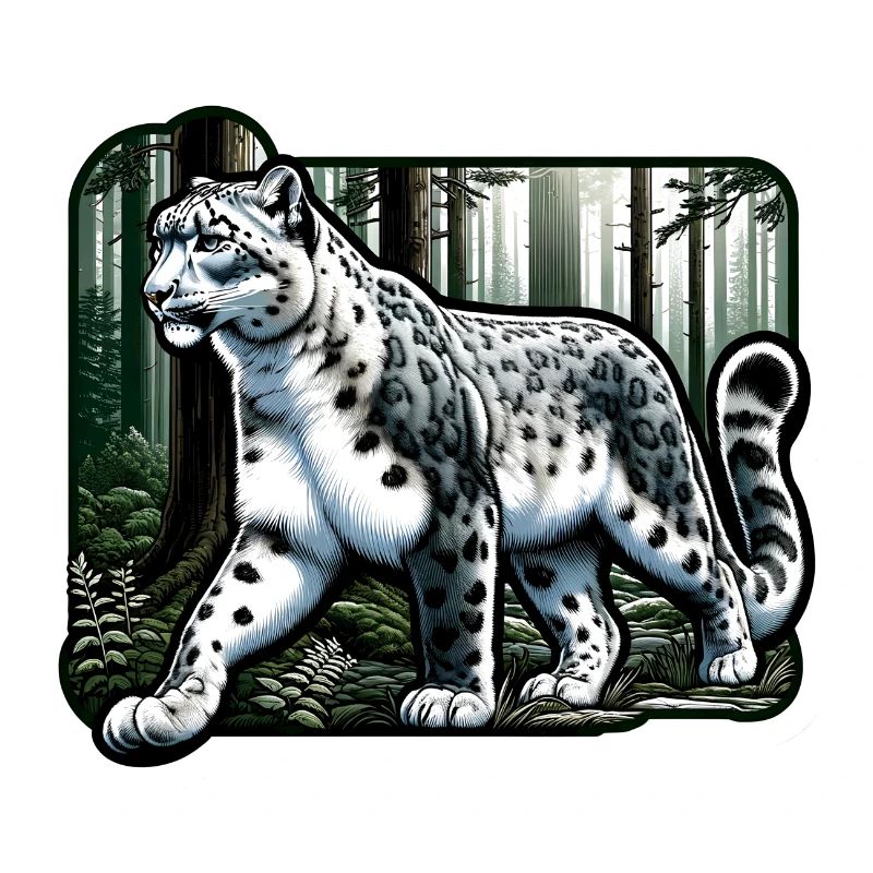 Snow Leopard Leopard White Leopard
